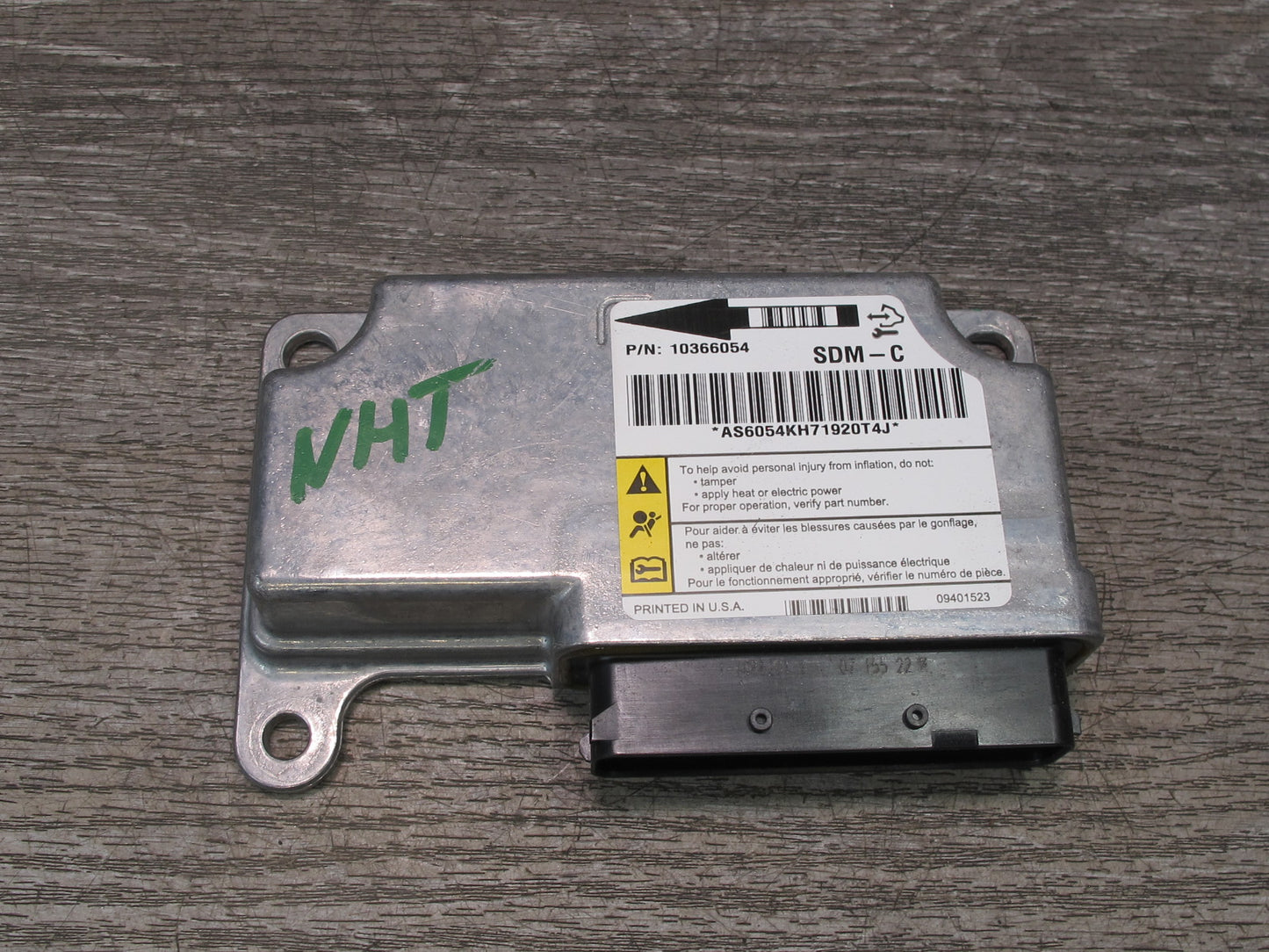 08-09 HUMMER H2 SRS AIRBAG CONTROL MODULE UNIT 10366054 OEM