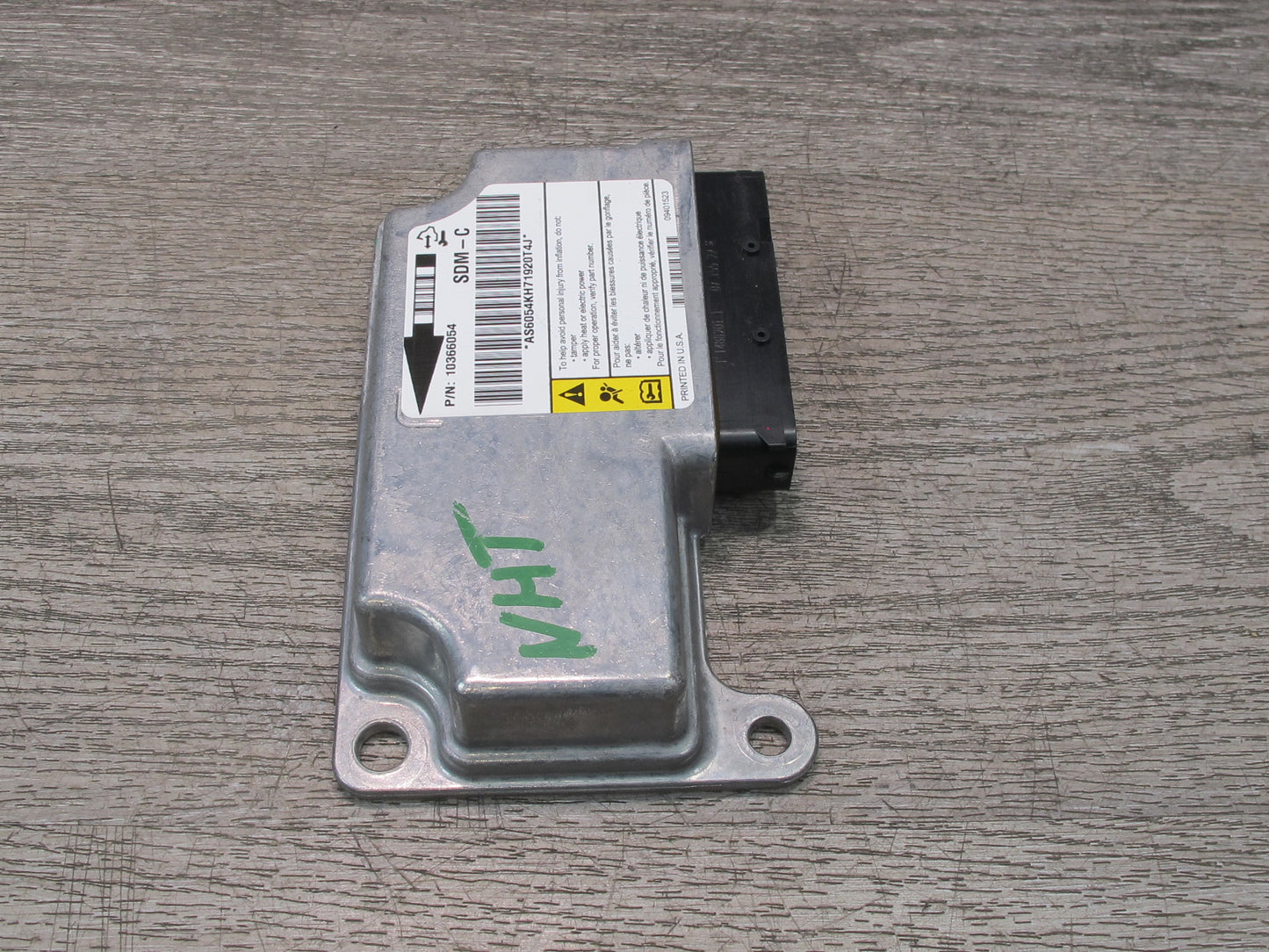 08-09 HUMMER H2 SRS AIRBAG CONTROL MODULE UNIT 10366054 OEM