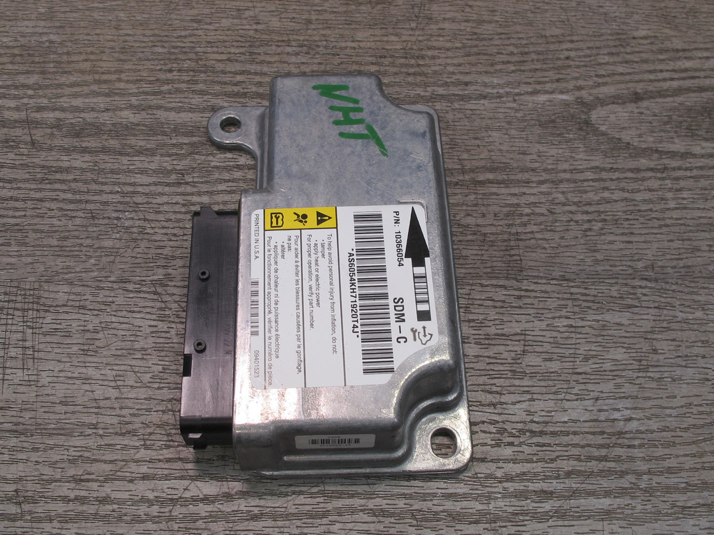 08-09 HUMMER H2 SRS AIRBAG CONTROL MODULE UNIT 10366054 OEM