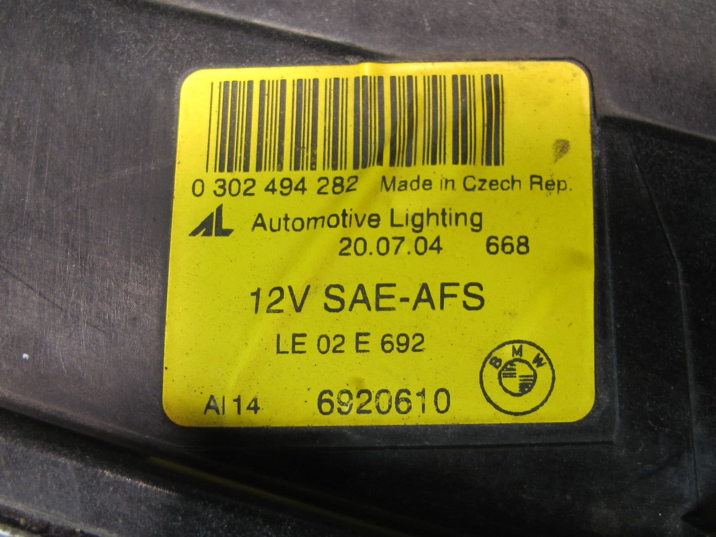 04-06 BMW E46 325Ci 330Ci Right AKL BI Xenon HID Adaptive Headlight Lamp OEM