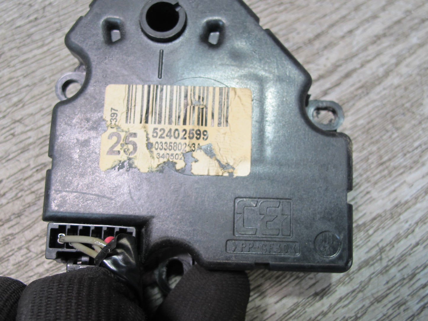 2008-2009 Hummer H2 A/C Heater Flap Door Actuator Motor Wiring Set