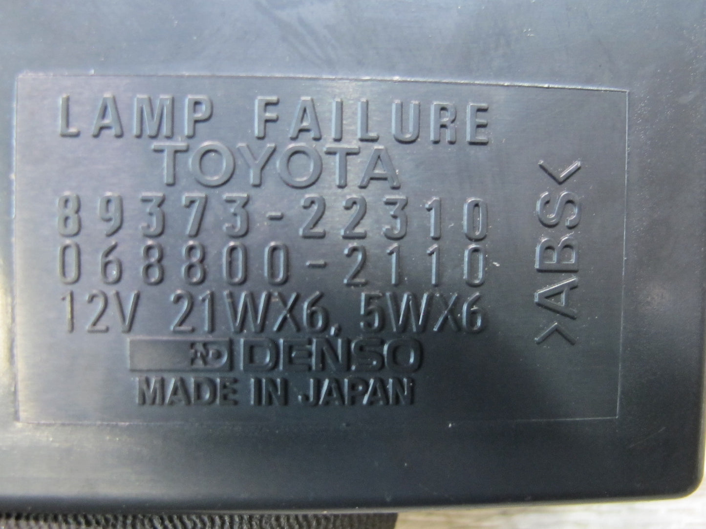 96-00 Toyota Cresta MARK2 JZX100 Lamp Failure Control Module 89373-22310 OEM