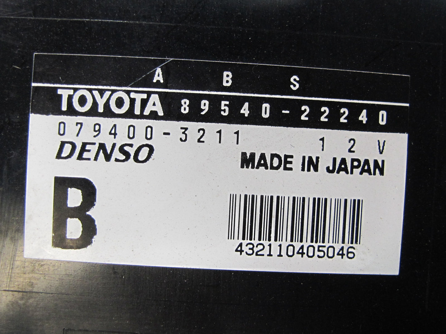 96-00 Toyota Cresta MARK2 JZX100 Anti Lock Brake ABS Control Module 89540-22240