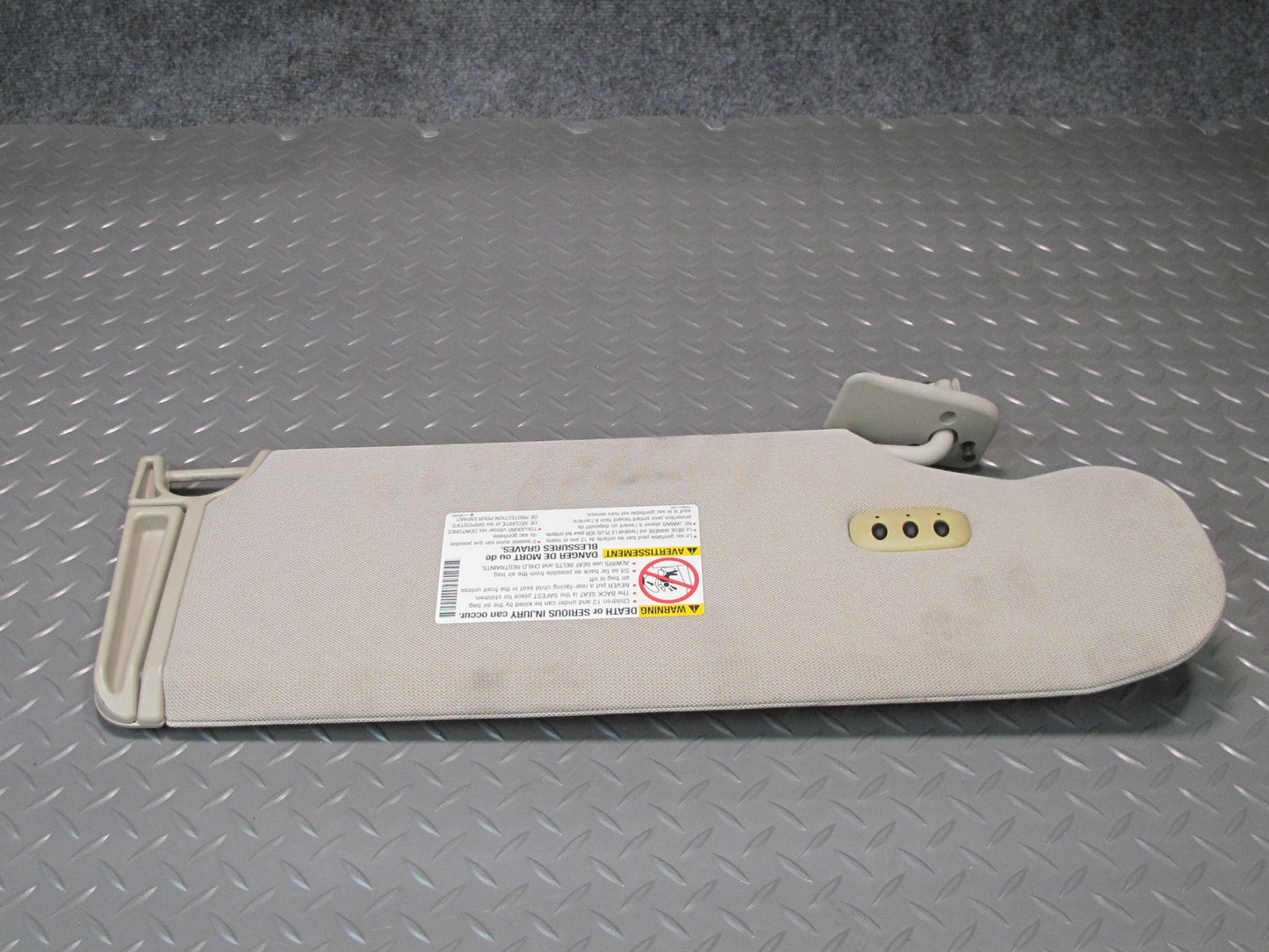 2008-2009 Hummer H2 Set of 2 Front Left & Right Sun Visor Beige