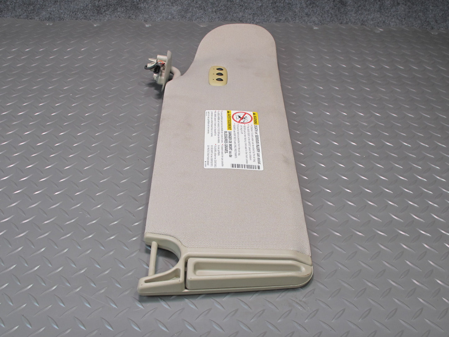 2008-2009 Hummer H2 Set of 2 Front Left & Right Sun Visor Beige