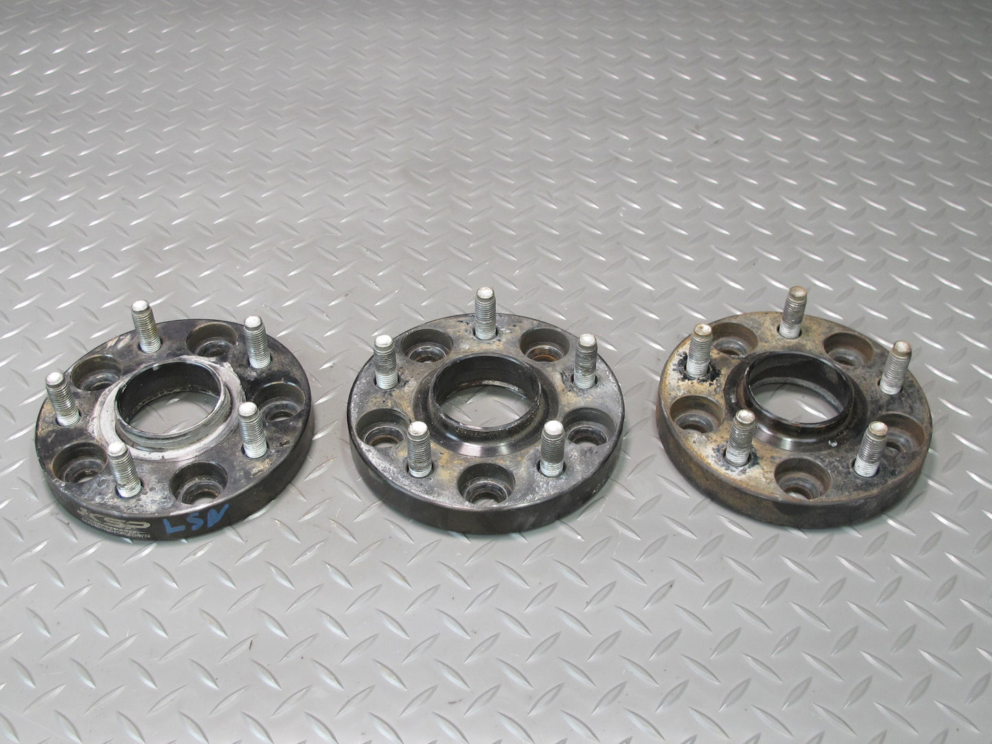 Set of 3 KSP Perfomance Wheel Spacers 5X4.5 60.1 H20 Forged W32