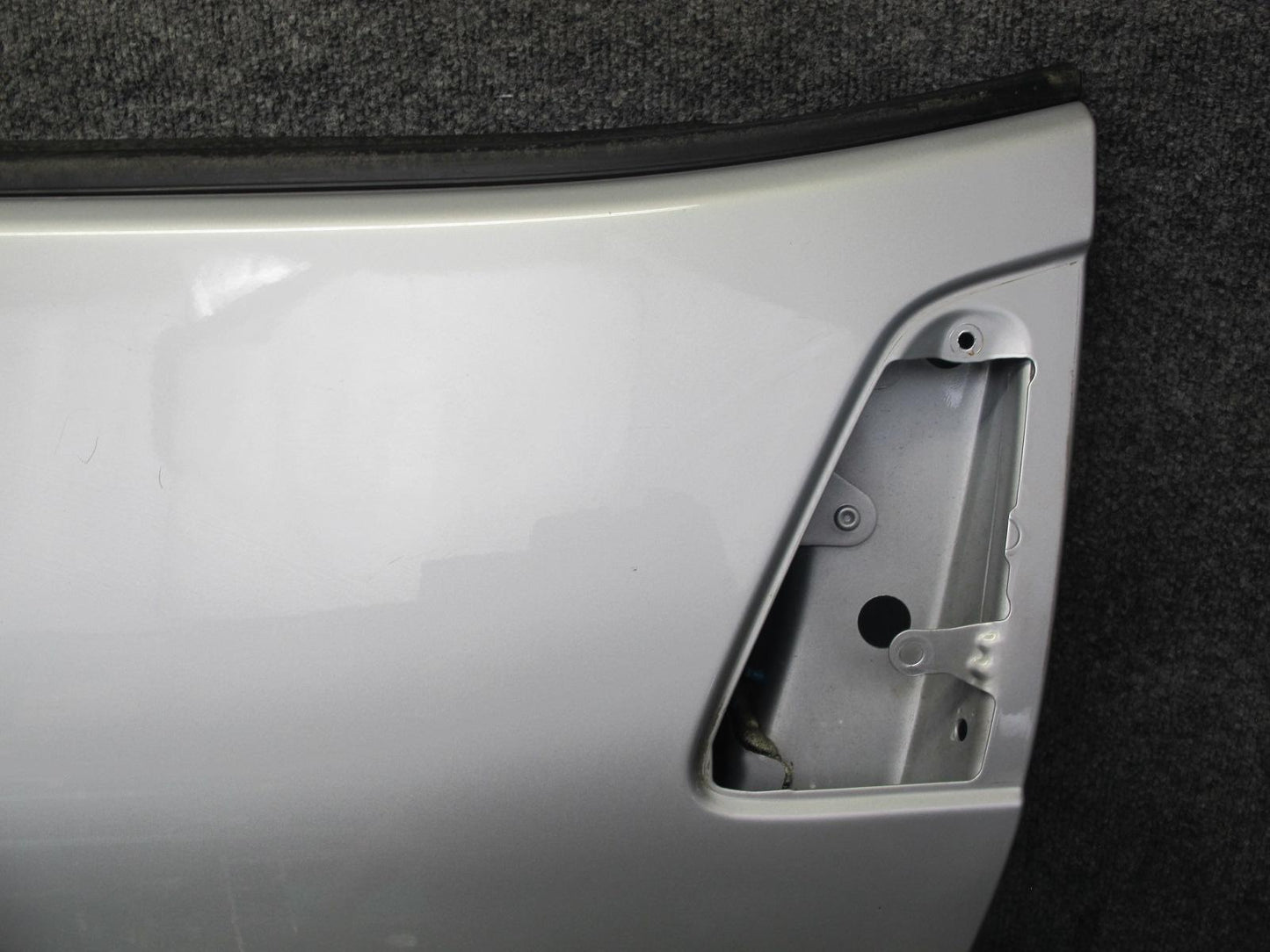 09-20 Nissan Z34 370Z Coupe Left Driver Door Shell Panel Silver OEM