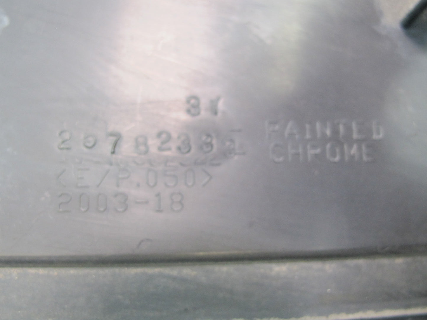 2008-2009 Hummer H2 Rear License Plate Mount Spare Tire TAG