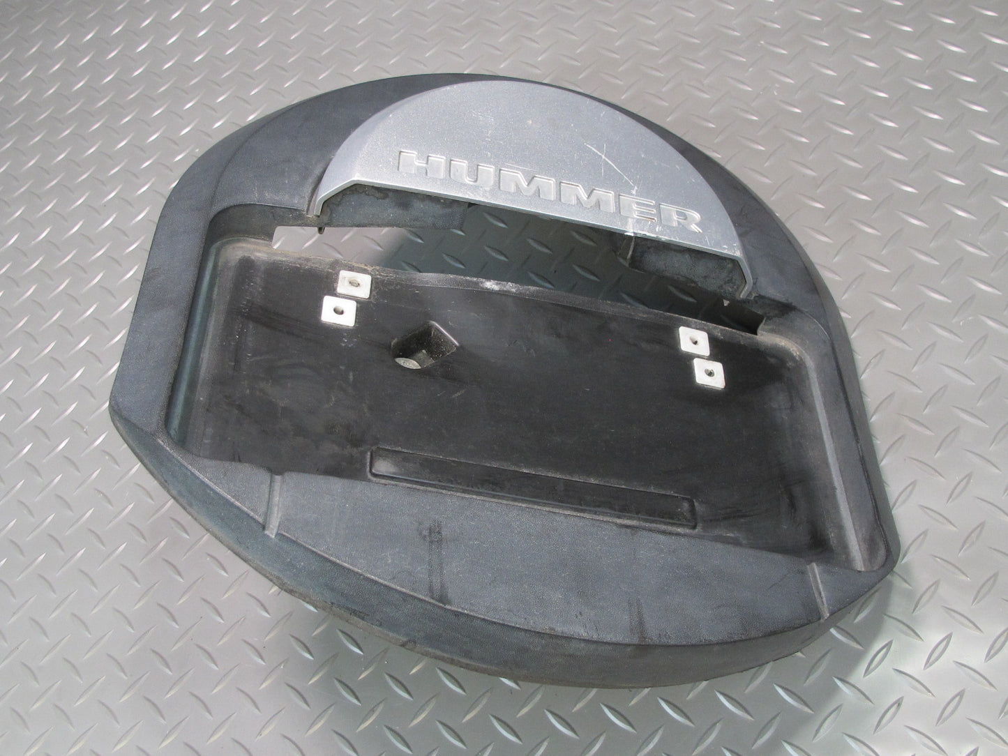 2008-2009 Hummer H2 Rear License Plate Mount Spare Tire TAG