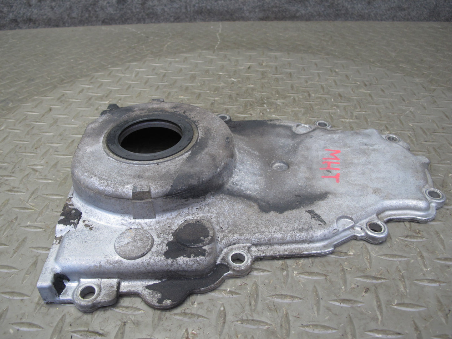 2003-2007 Hummer H2 6.0L Front Engine Motor Timing Plate Cover 12556623