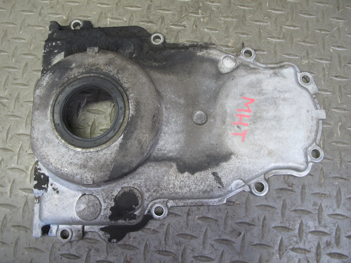 2003-2007 Hummer H2 6.0L Front Engine Motor Timing Plate Cover 12556623