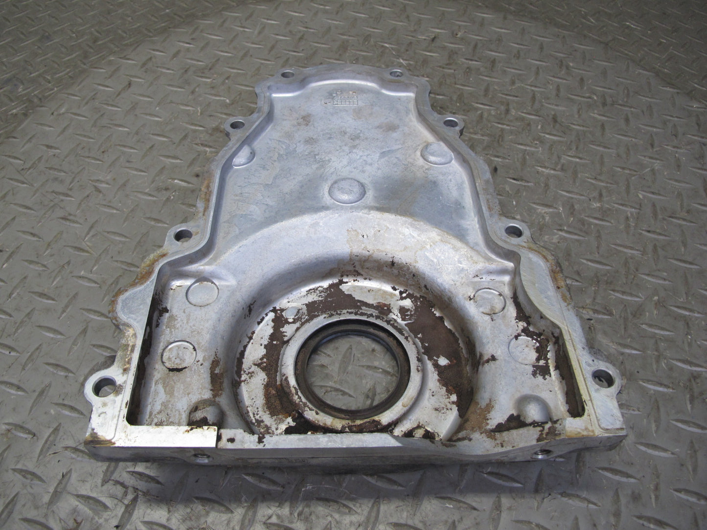 2003-2007 Hummer H2 6.0L Front Engine Motor Timing Plate Cover 12556623