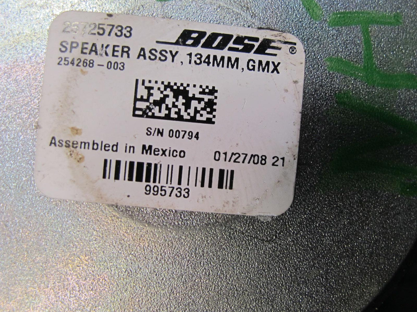 2008-2009 Hummer H2 Front or Rear Left & Right Door Audio Speaker Set of 2