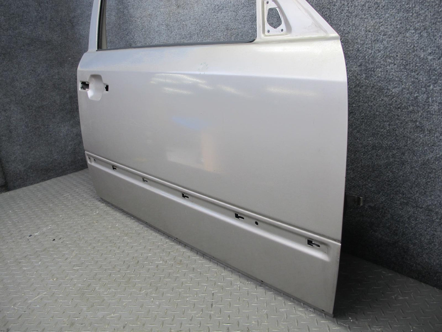 90-95 Mercedes W124 300D Sedan Front Right Passenger Door Shell Panel Silver OEM