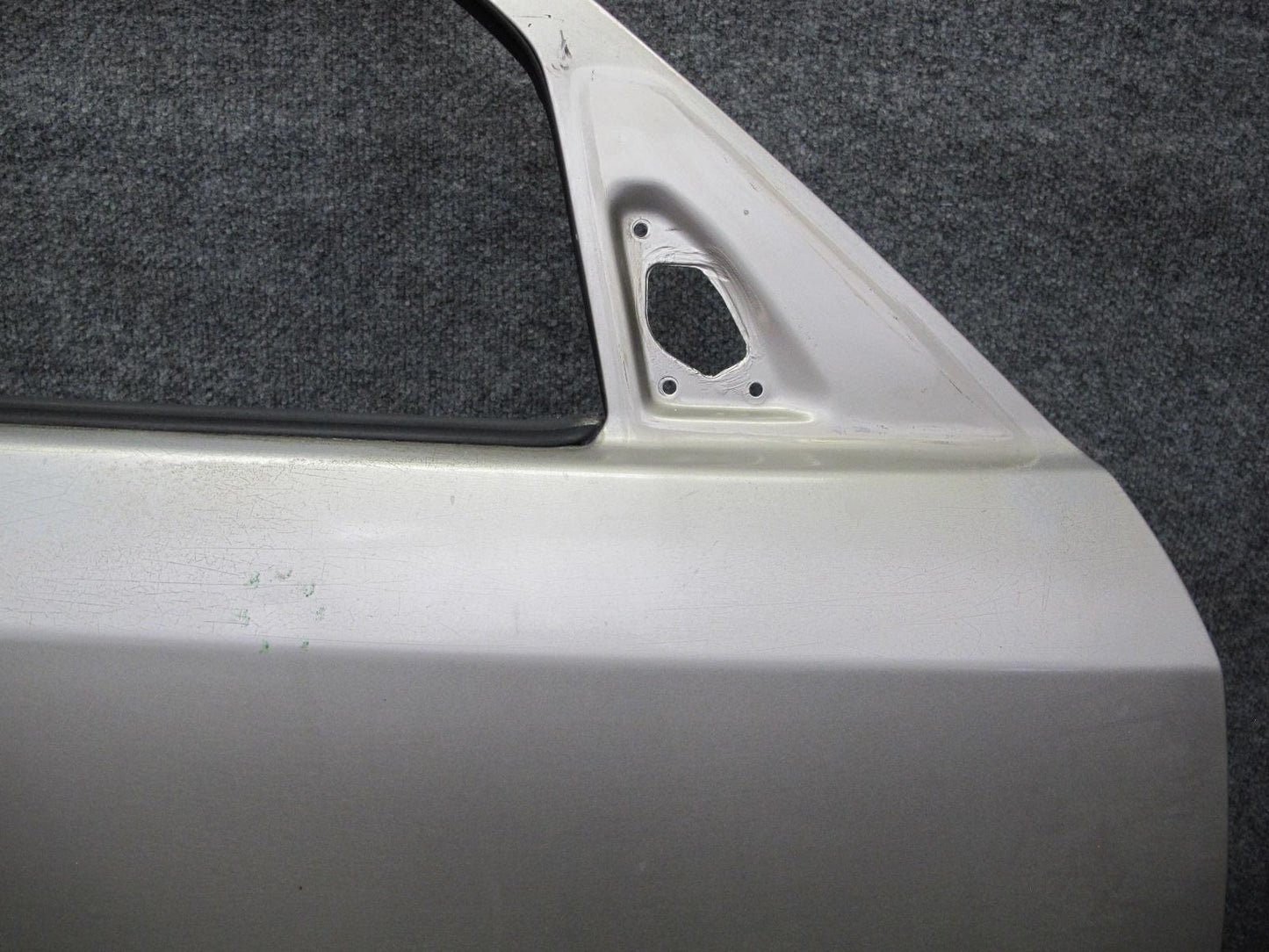 90-95 Mercedes W124 300D Sedan Front Right Passenger Door Shell Panel Silver OEM