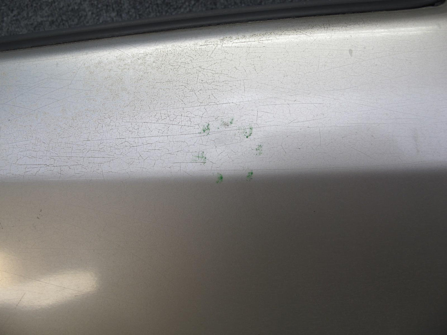 90-95 Mercedes W124 300D Sedan Front Right Passenger Door Shell Panel Silver OEM