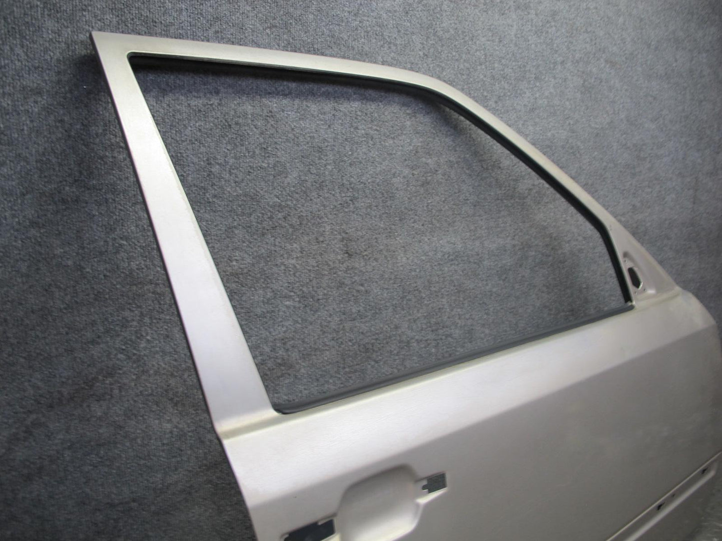 90-95 Mercedes W124 300D Sedan Front Right Passenger Door Shell Panel Silver OEM