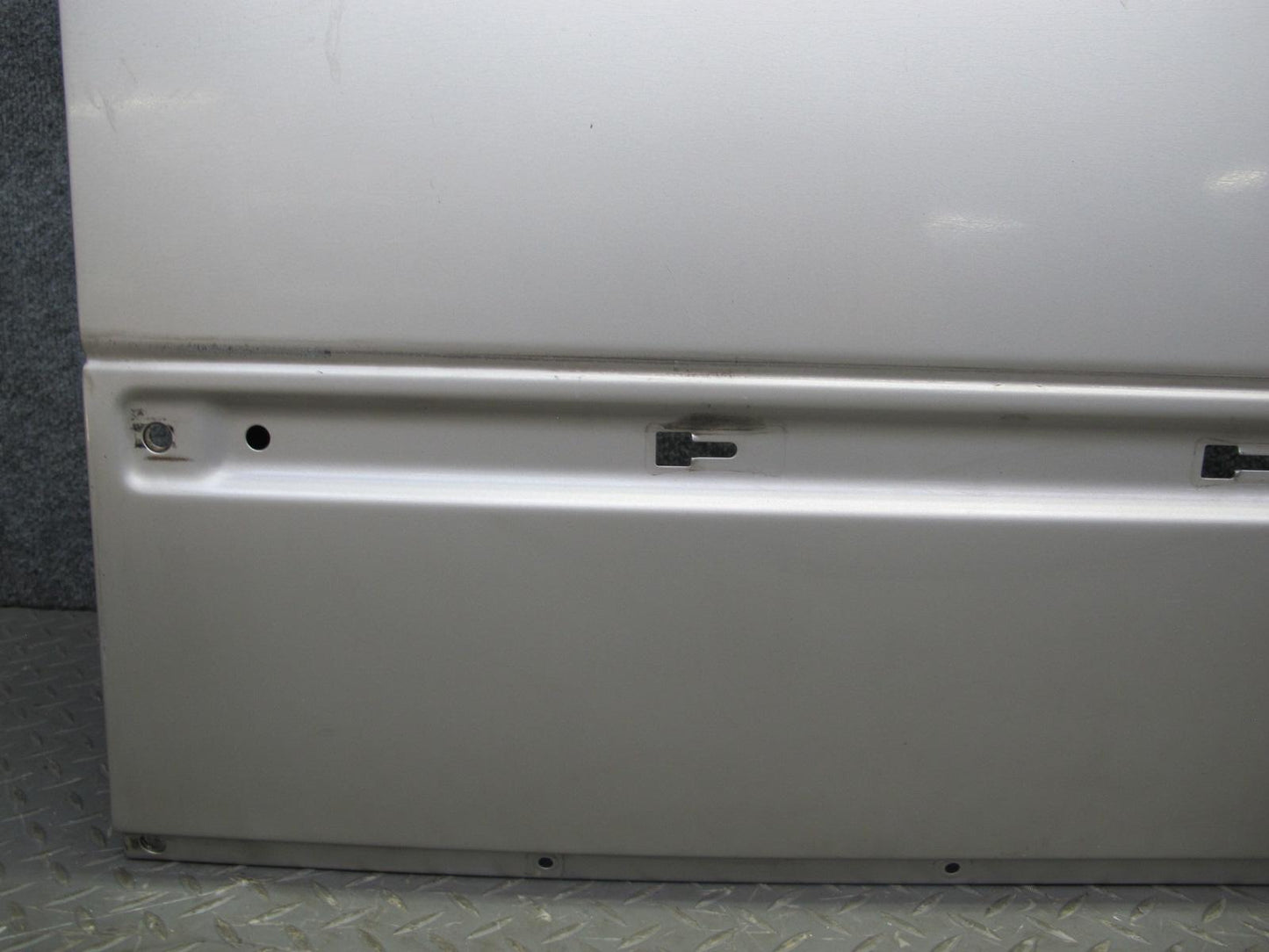 90-95 Mercedes W124 300D Sedan Front Right Passenger Door Shell Panel Silver OEM