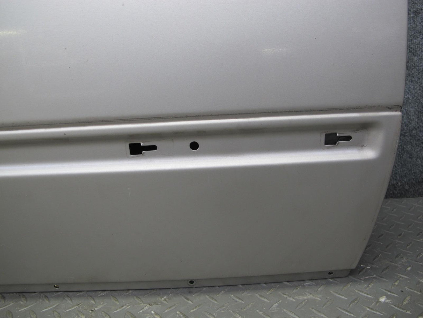 90-95 Mercedes W124 300D Sedan Front Right Passenger Door Shell Panel Silver OEM