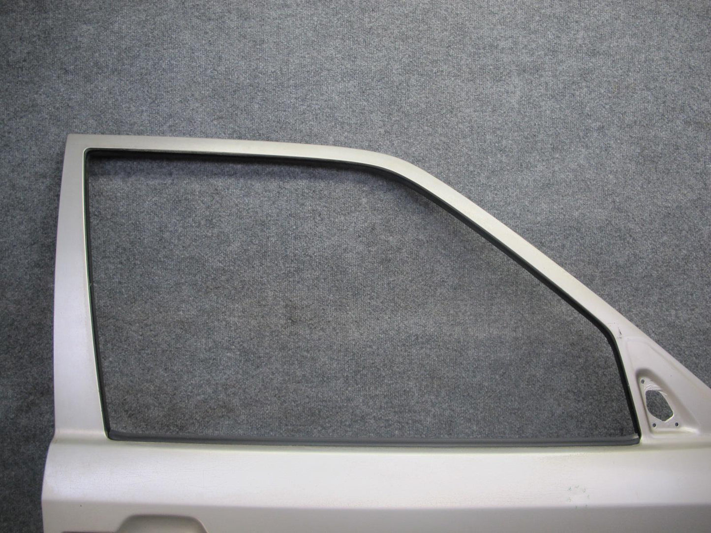 90-95 Mercedes W124 300D Sedan Front Right Passenger Door Shell Panel Silver OEM