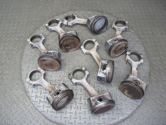 2003-2007 Hummer H2 6.0L LQ4 V8 Engine Piston Connecting Rod Set of 8