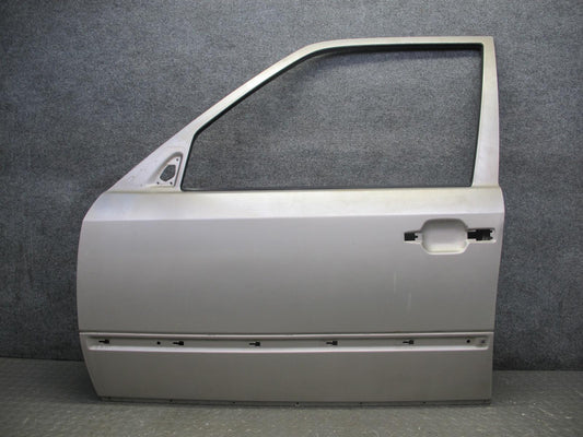 90-95 Mercedes W124 300D Sedan Front Left Driver Door Shell Panel Silver OEM