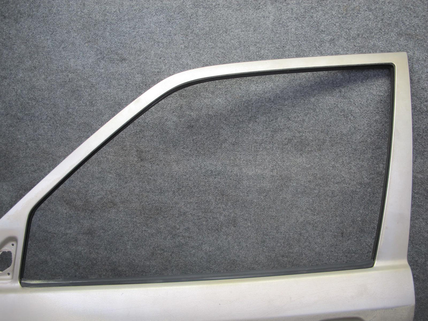 90-95 Mercedes W124 300D Sedan Front Left Driver Door Shell Panel Silver OEM