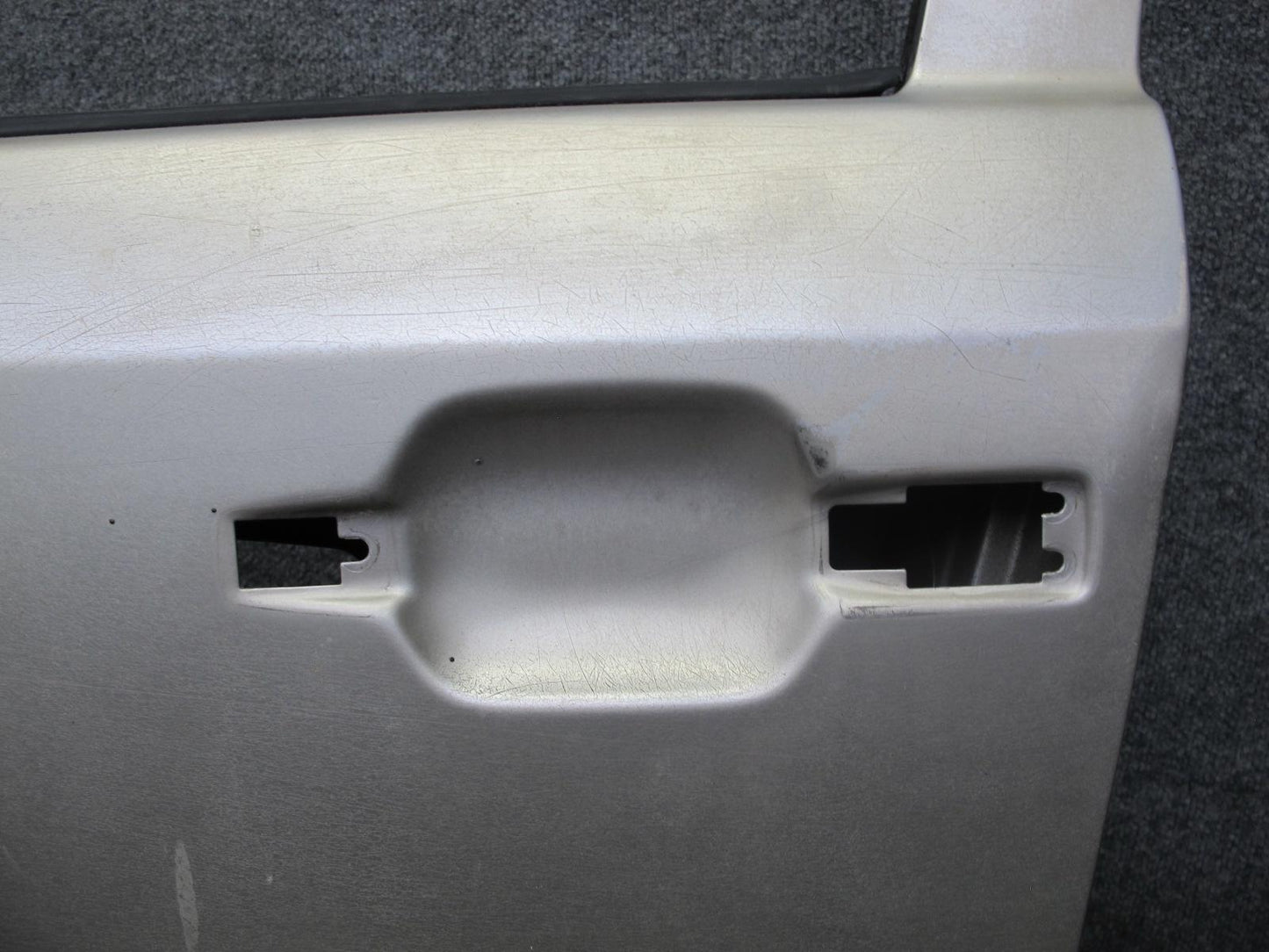 90-95 Mercedes W124 300D Sedan Front Left Driver Door Shell Panel Silver OEM