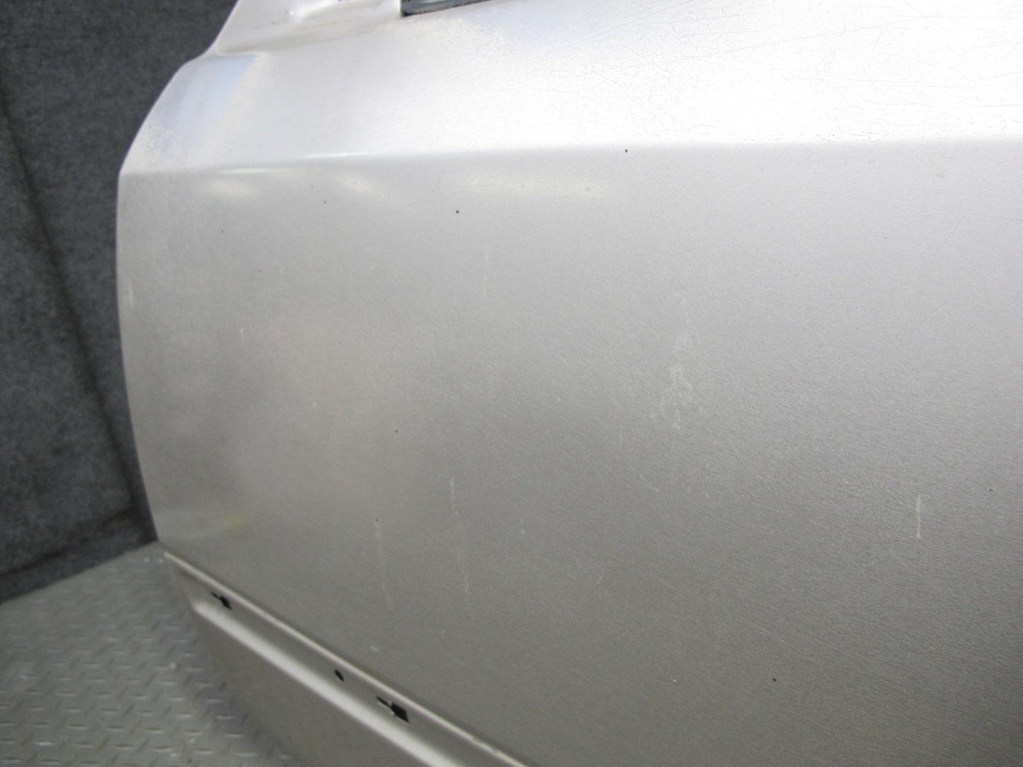 90-95 Mercedes W124 300D Sedan Front Left Driver Door Shell Panel Silver OEM