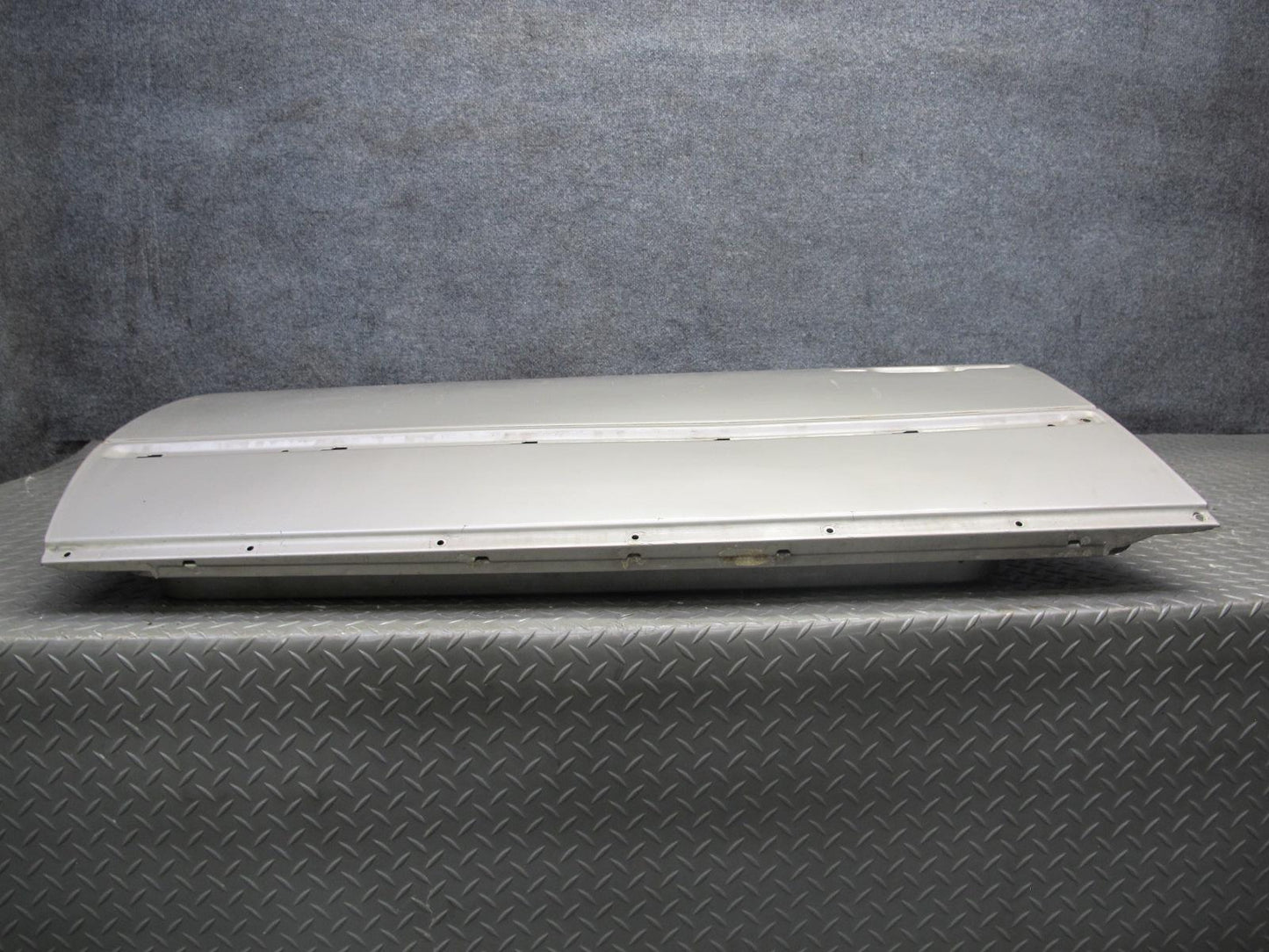 90-95 Mercedes W124 300D Sedan Front Left Driver Door Shell Panel Silver OEM