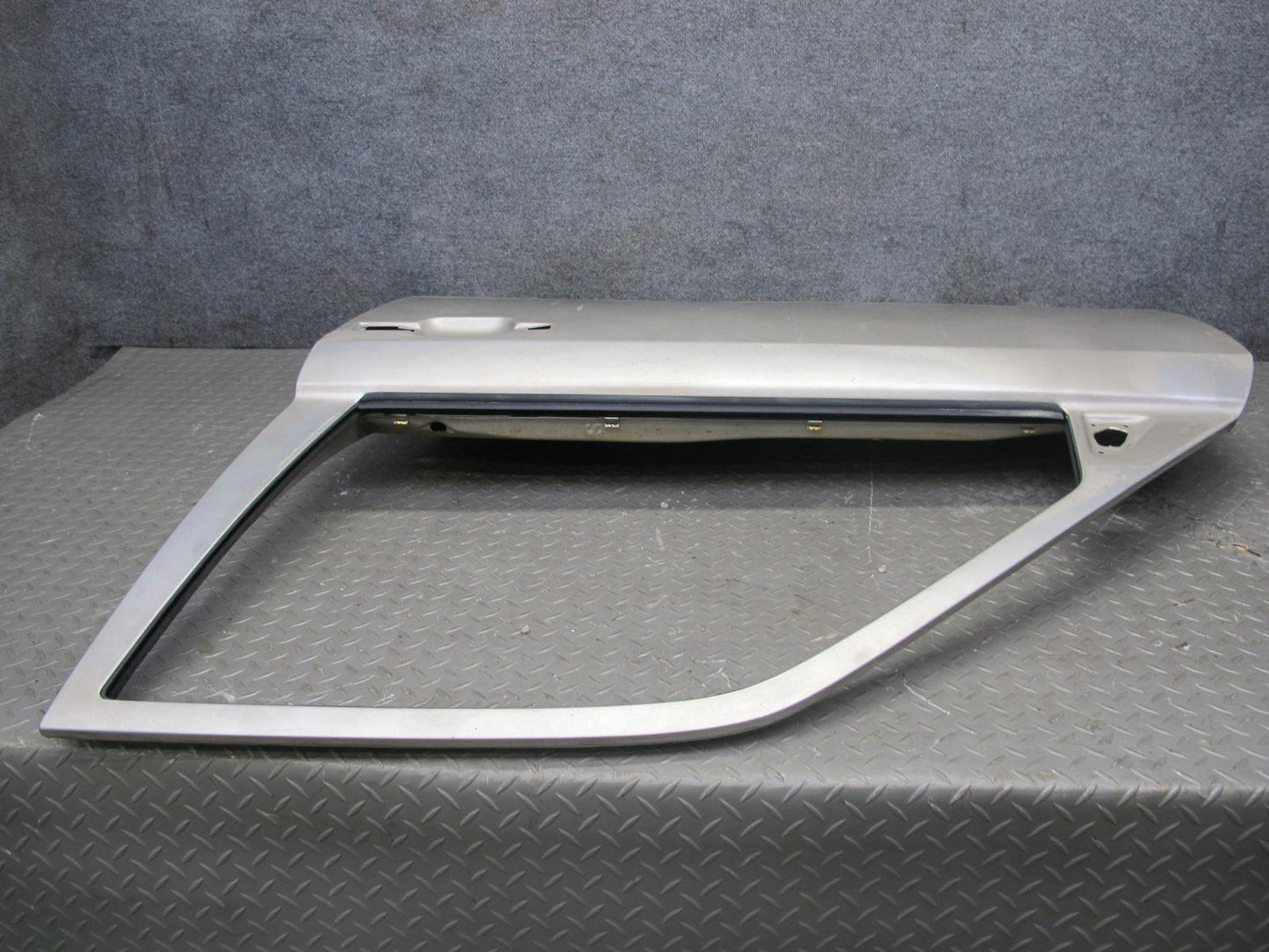 90-95 Mercedes W124 300D Sedan Front Left Driver Door Shell Panel Silver OEM