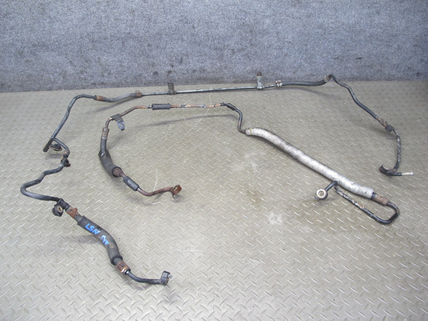 98-00 Lexus UCF20L LS400 Set of 2 Power Steering Hose Pipe Line OEM