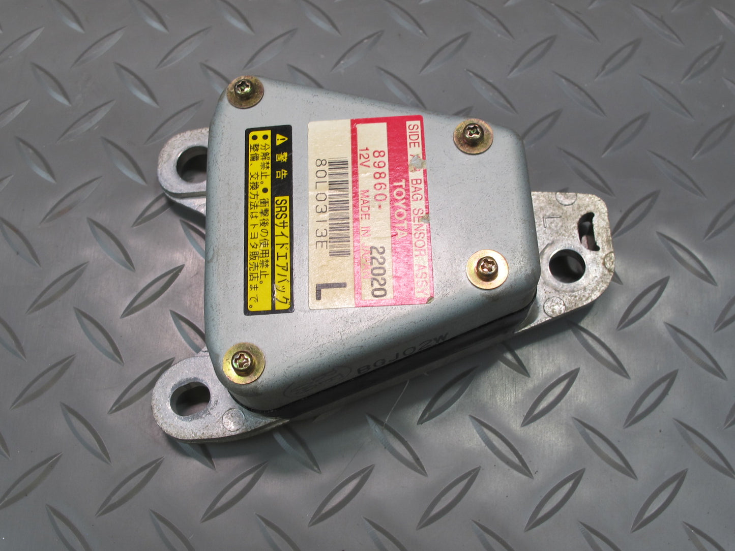 96-98 TOYOTA CHASER MARK 2 JZX100 FRONT LEFT SIDE SRS AIRBAG CONTROL MODULE UNIT 89860-22020 OEM