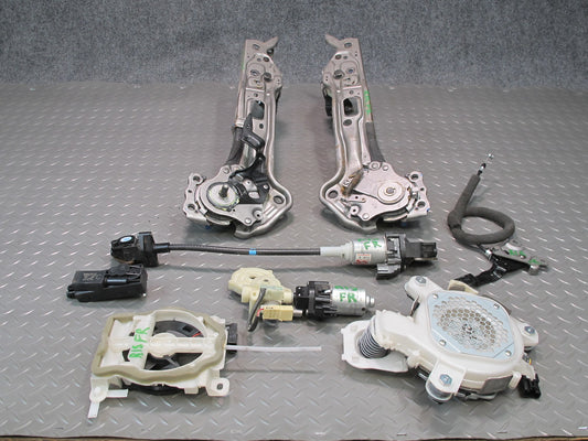 10-13 Lexus IS350 IS250 Convert Front Right Seat Motor Rail Blower Fan Set OEM