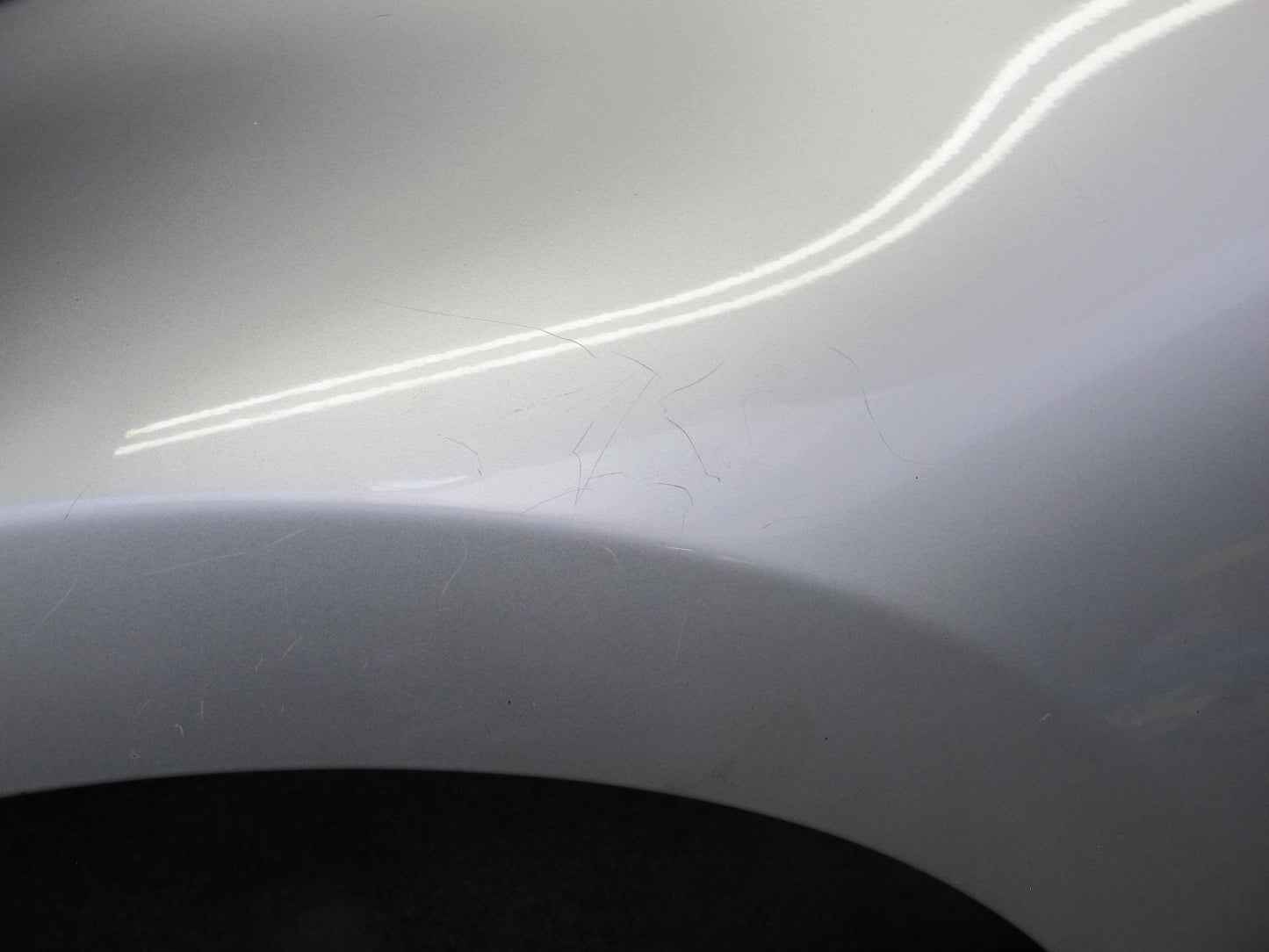 09-20 Nissan Z34 370Z Front Left Fender Shell Panel Cover Silver OEM