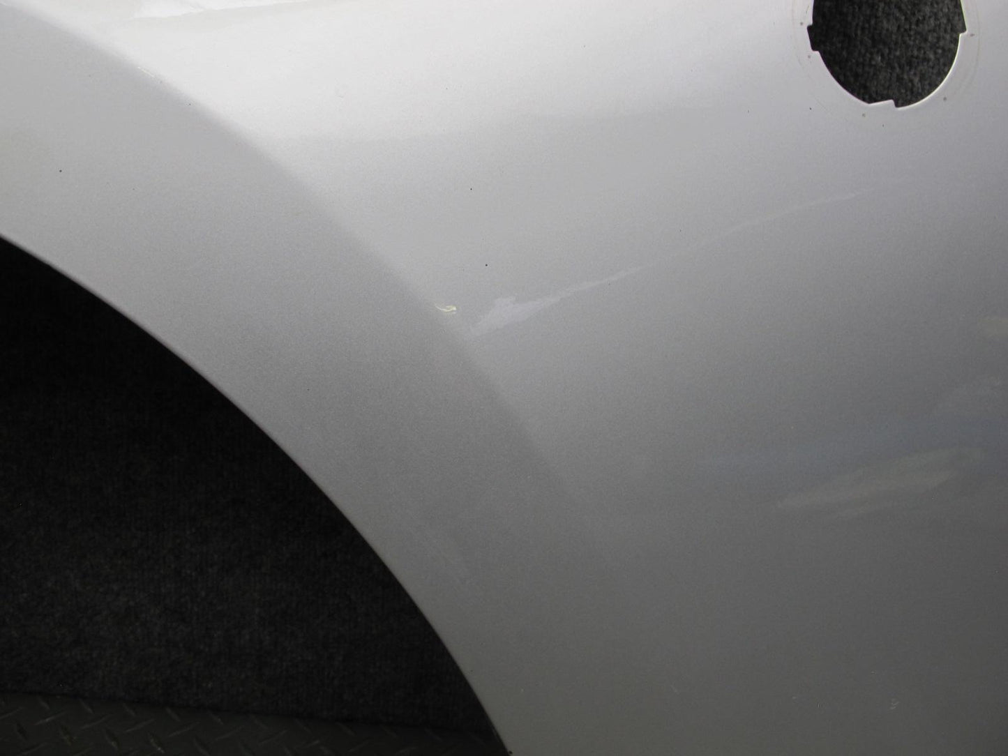 09-20 Nissan Z34 370Z Front Left Fender Shell Panel Cover Silver OEM