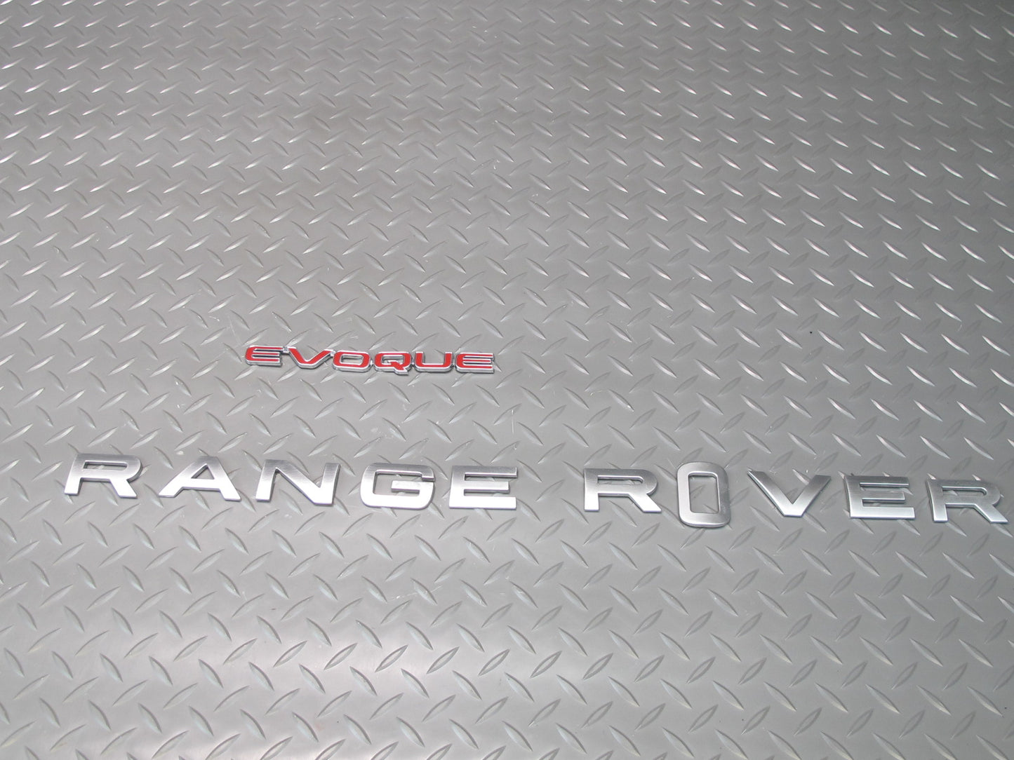 2012-2019 Range Rover Evoque L538 Rear Emblem Logo Badge Letter Symbol Set