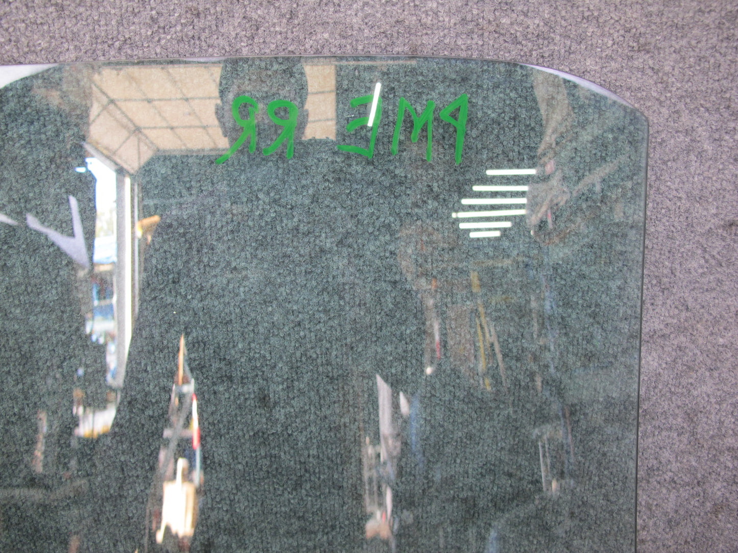 93-95 Mercedes W124 300D Sedan Rear Right Door Glass Window OEM