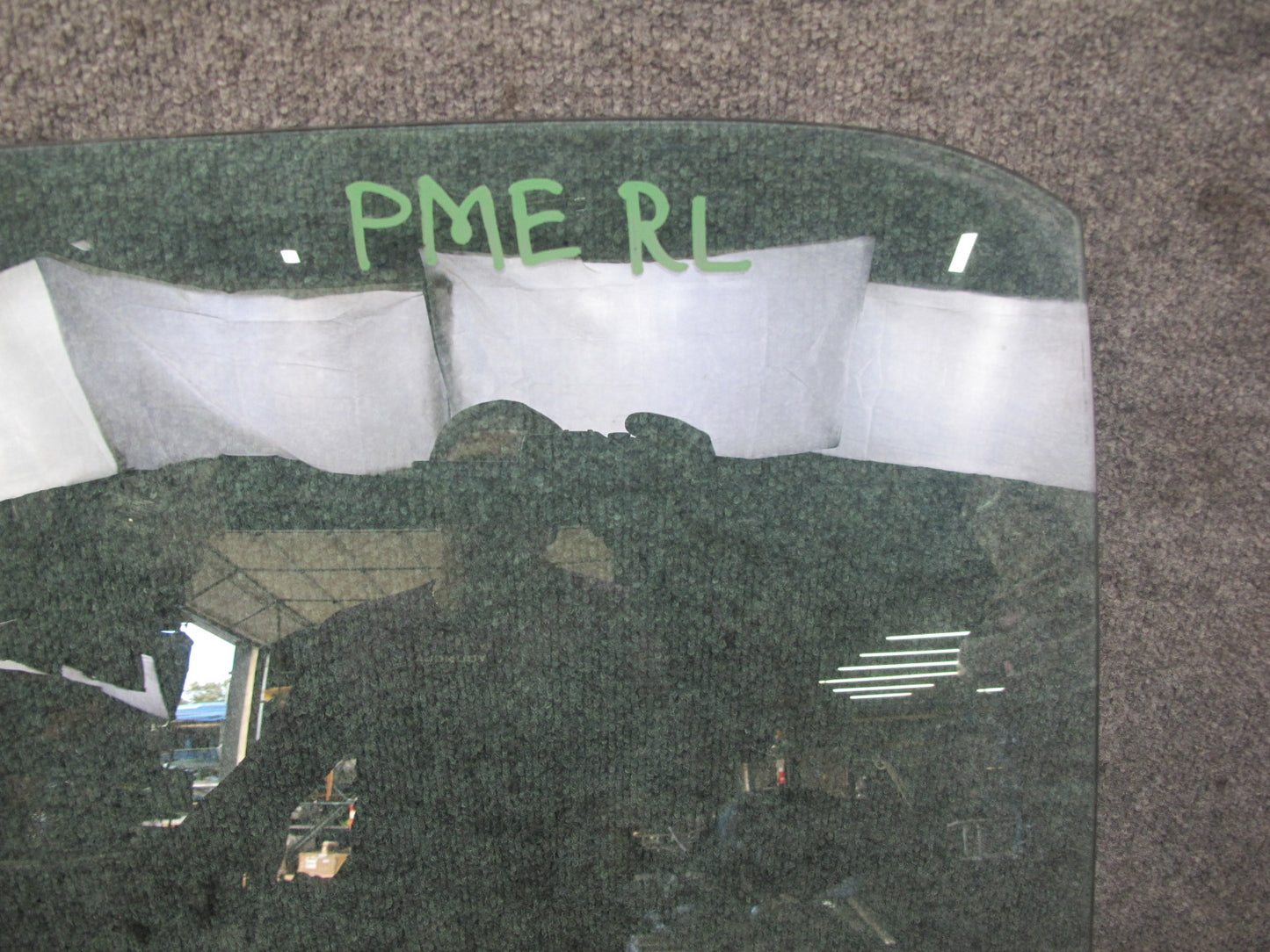 93-95 Mercedes W124 300D Sedan Rear Left Door Glass Window OEM