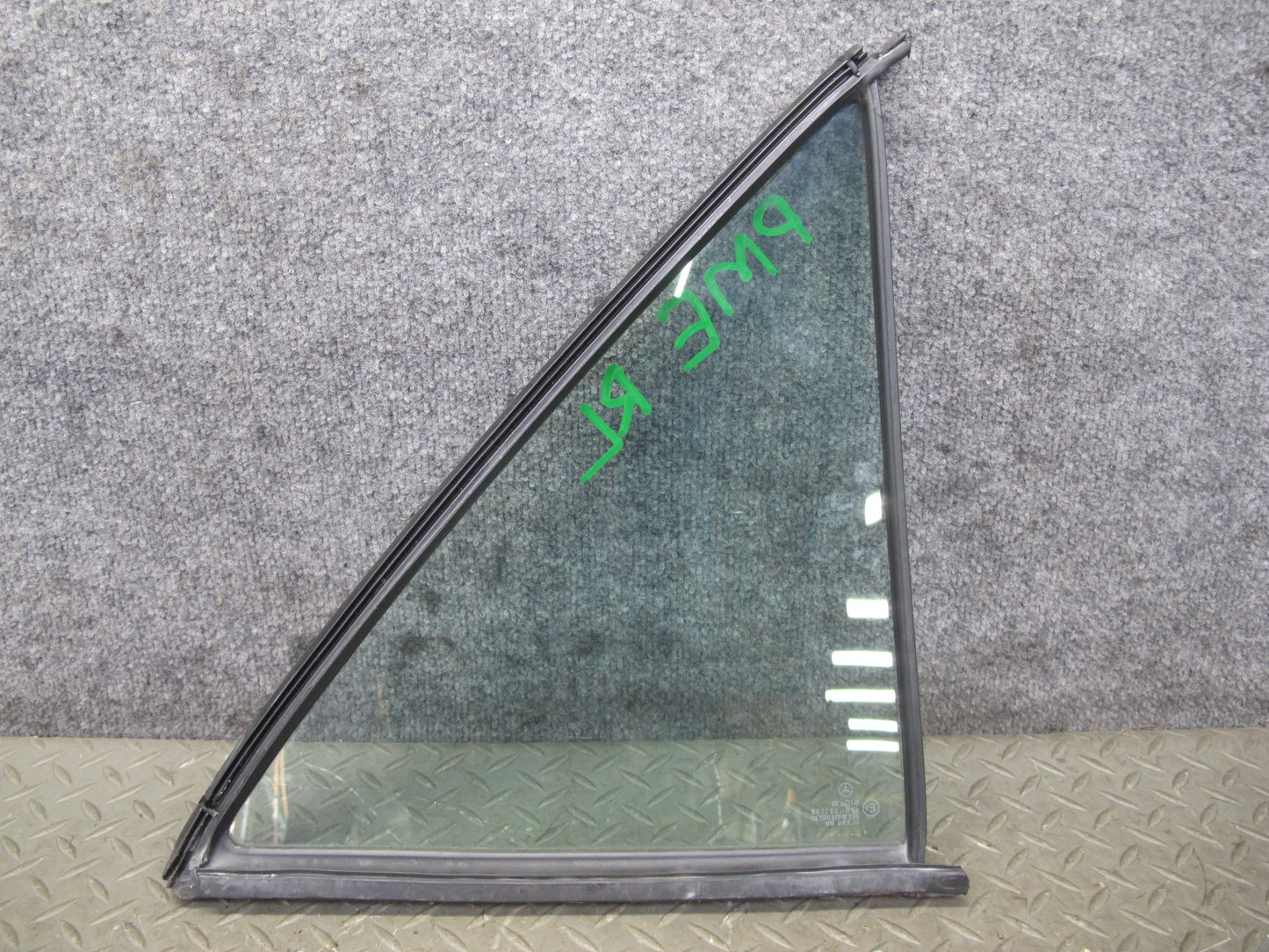 93-95 Mercedes W124 300D Sedan Rear Left Door Quarter Glass Window OEM