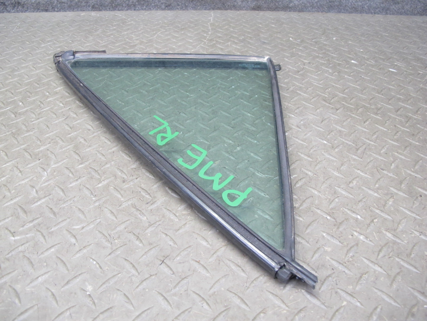 93-95 Mercedes W124 300D Sedan Rear Left Door Quarter Glass Window OEM