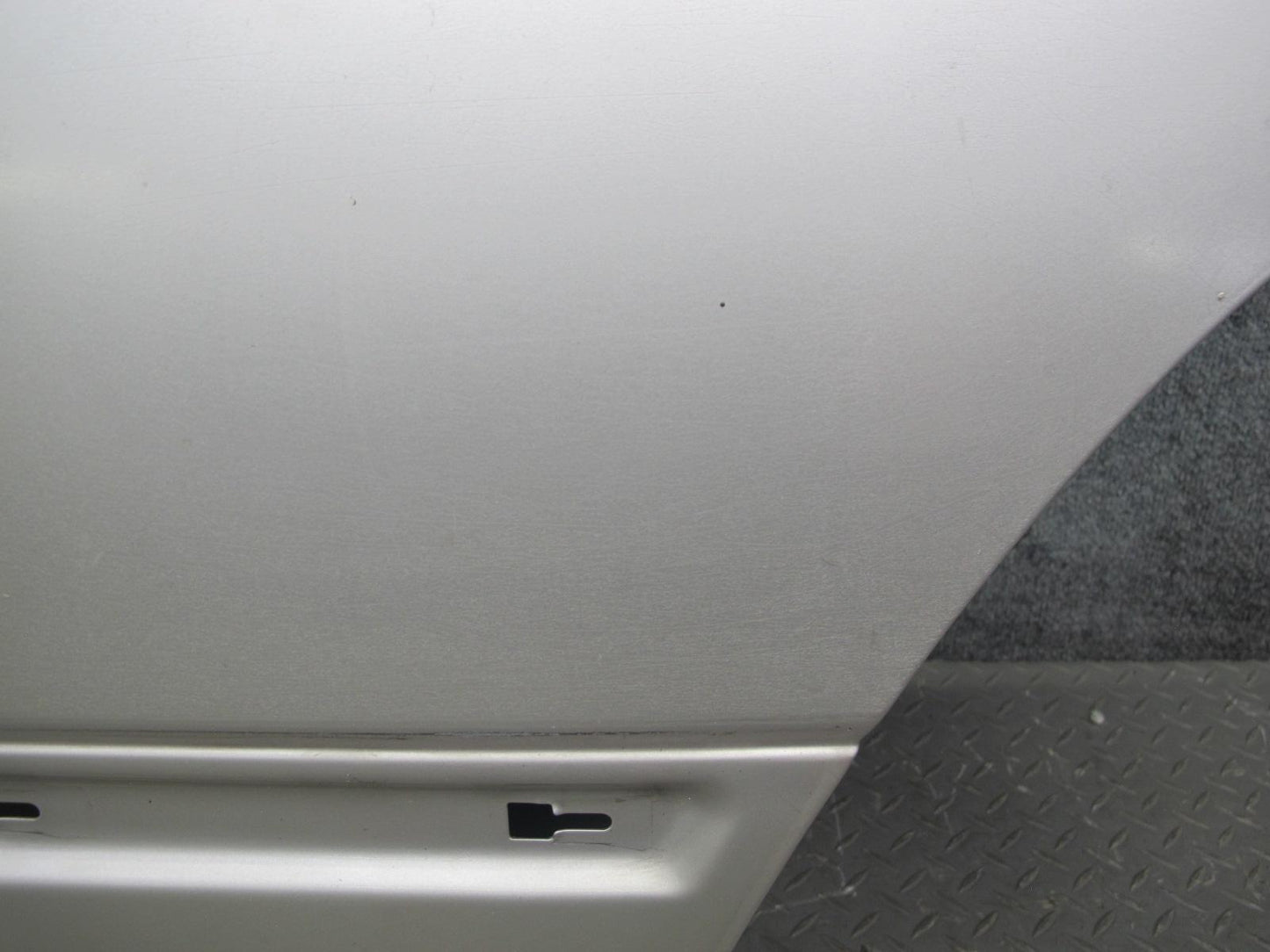 90-95 Mercedes W124 300D Sedan Rear Left Door Shell Panel Silver OEM