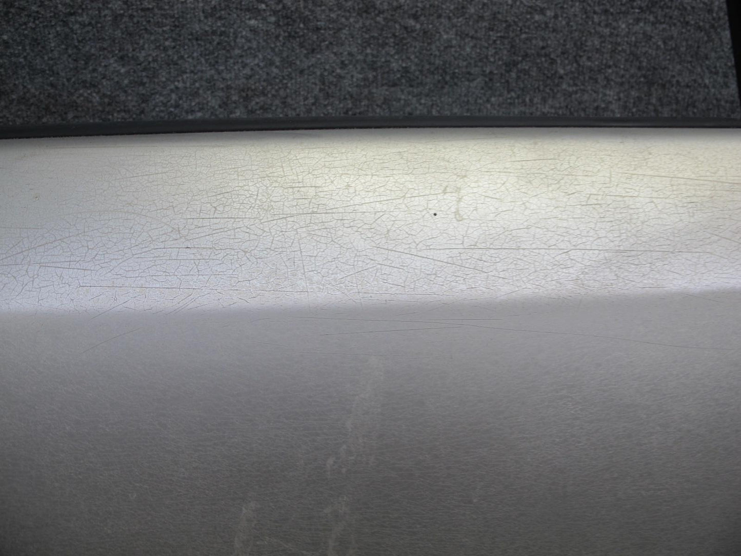 90-95 Mercedes W124 300D Sedan Rear Left Door Shell Panel Silver OEM