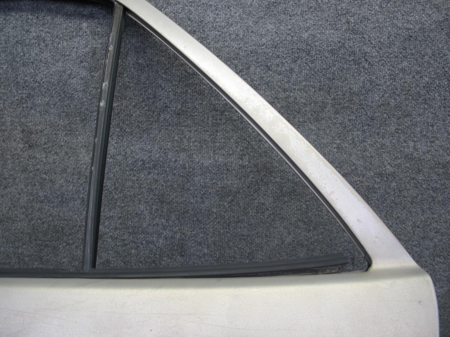 90-95 Mercedes W124 300D Sedan Rear Left Door Shell Panel Silver OEM