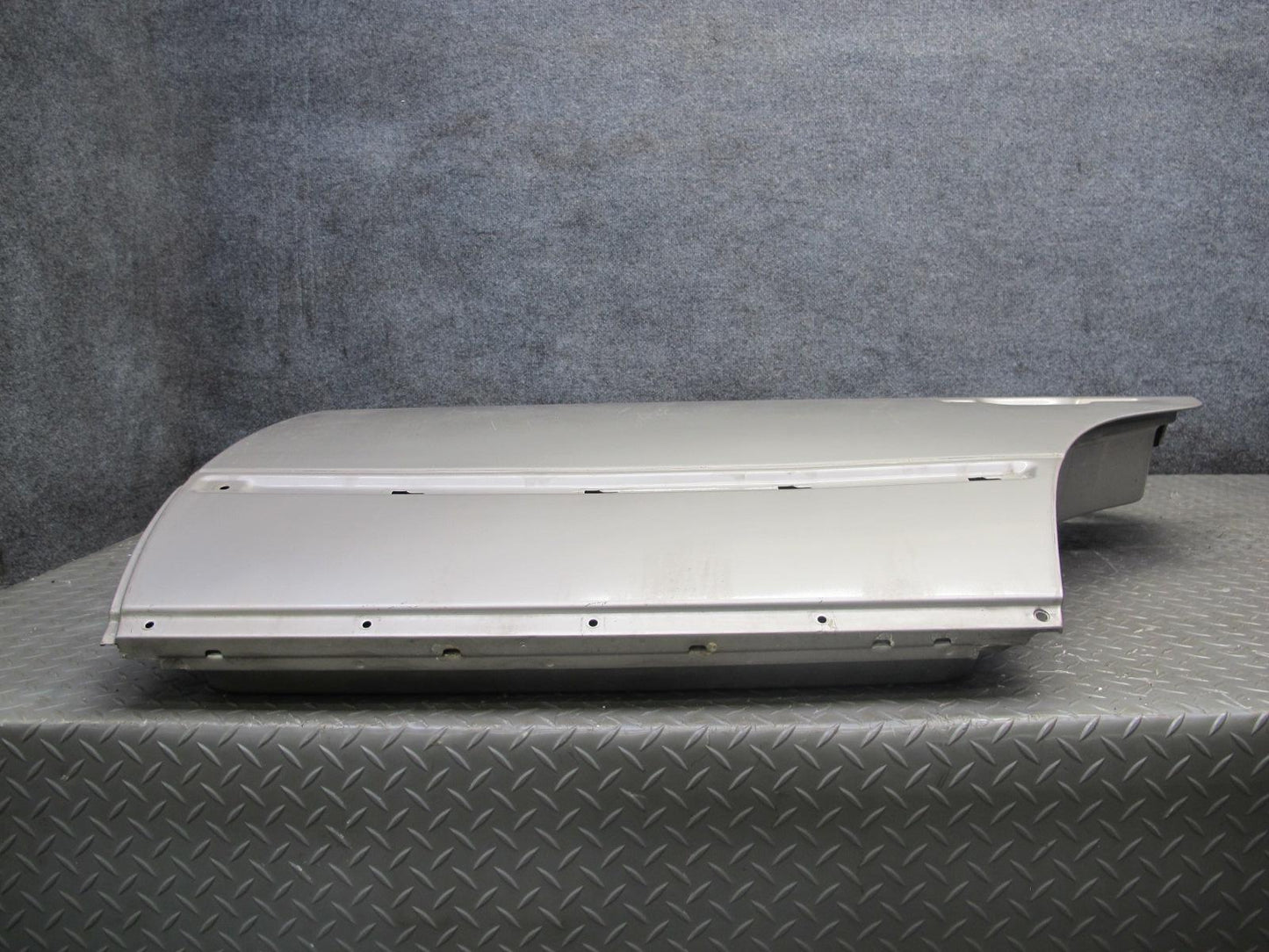 90-95 Mercedes W124 300D Sedan Rear Left Door Shell Panel Silver OEM