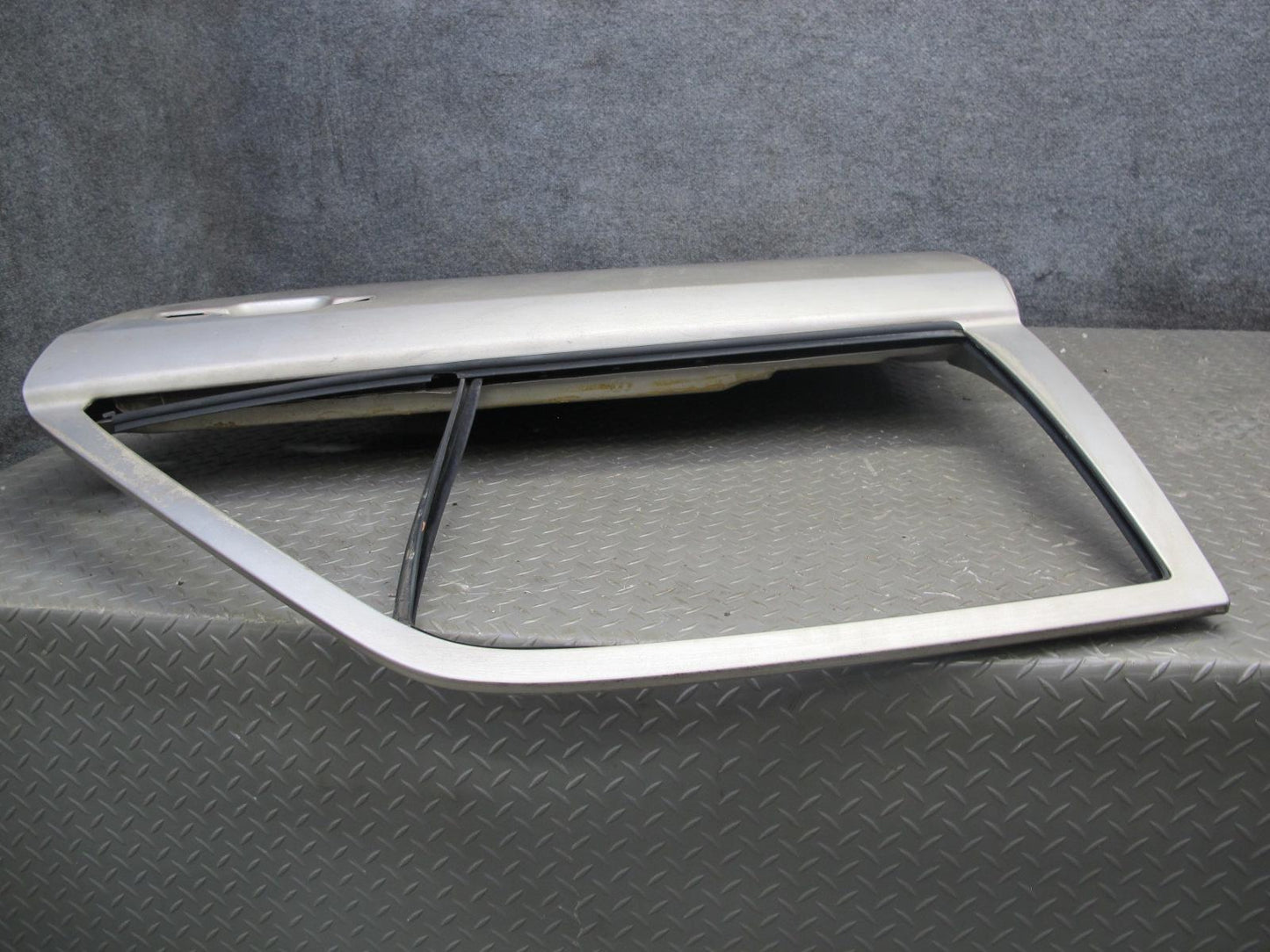 90-95 Mercedes W124 300D Sedan Rear Left Door Shell Panel Silver OEM