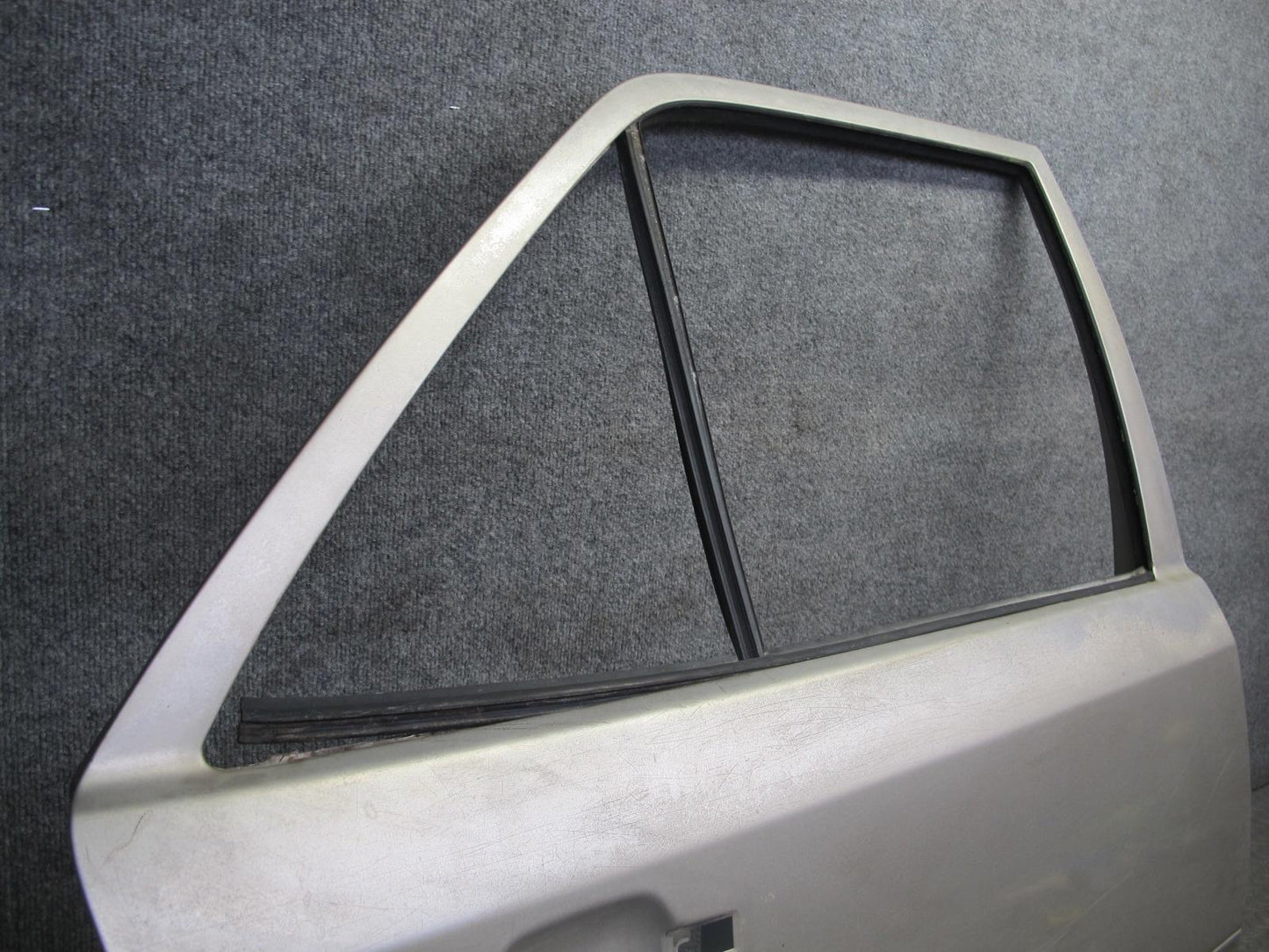 90-95 Mercedes W124 300D Sedan Rear Right Door Shell Panel Silver OEM