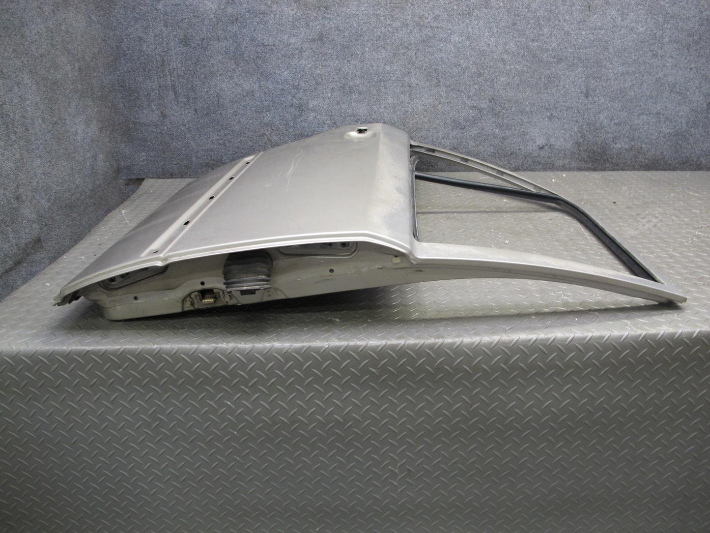 90-95 Mercedes W124 300D Sedan Rear Right Door Shell Panel Silver OEM