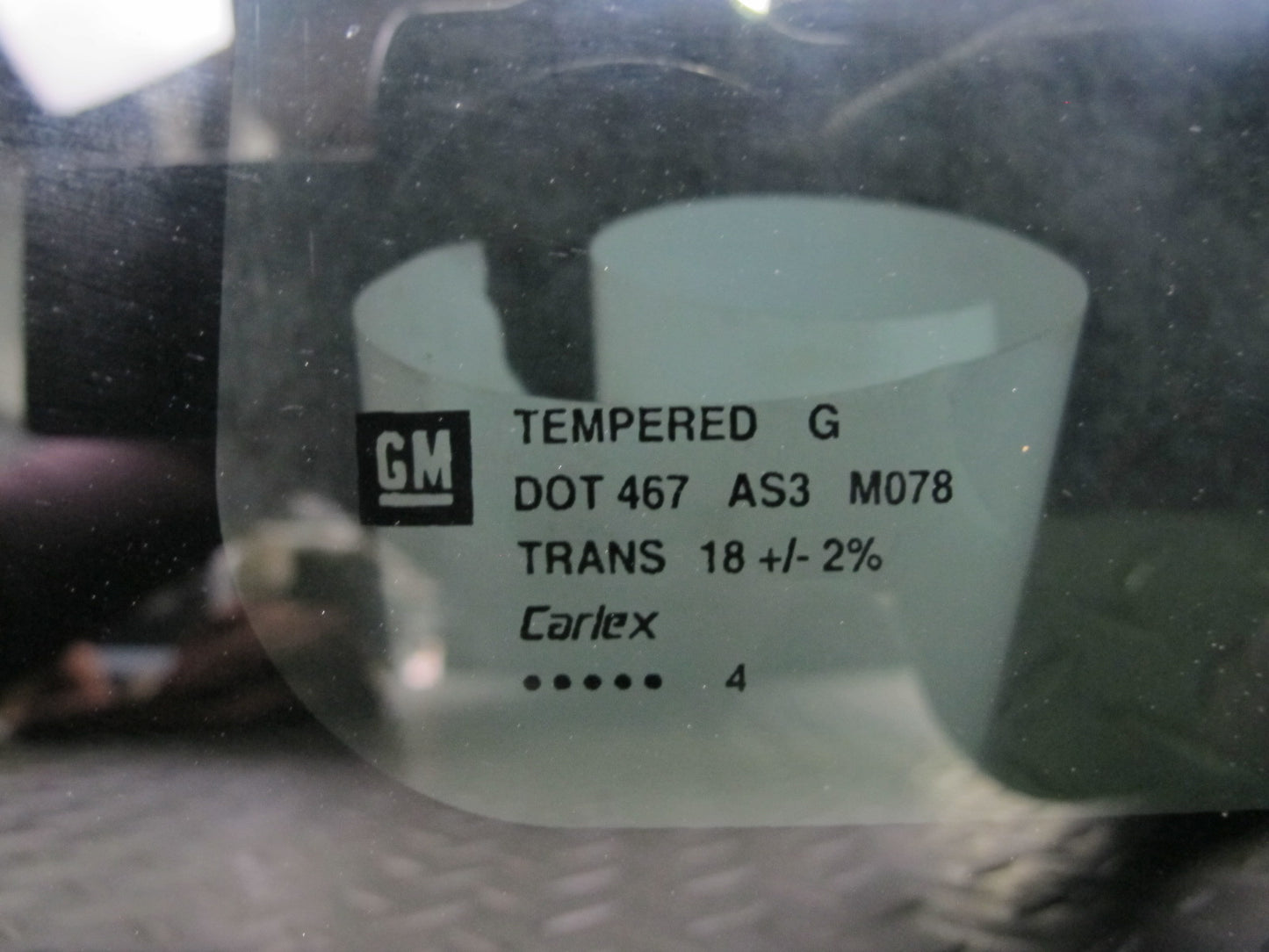 2003-2007 Hummer H2 Rear Right Passenger Side Quarter Glass Window