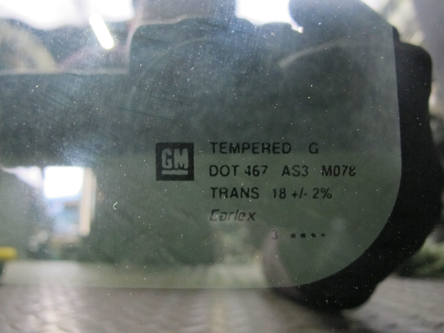 2003-2007 Hummer H2 Rear Left Driver Side Quarter Glass Window